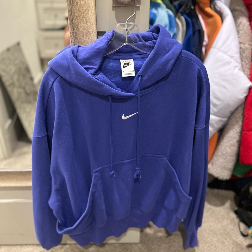 Nike purple/blue hoodie